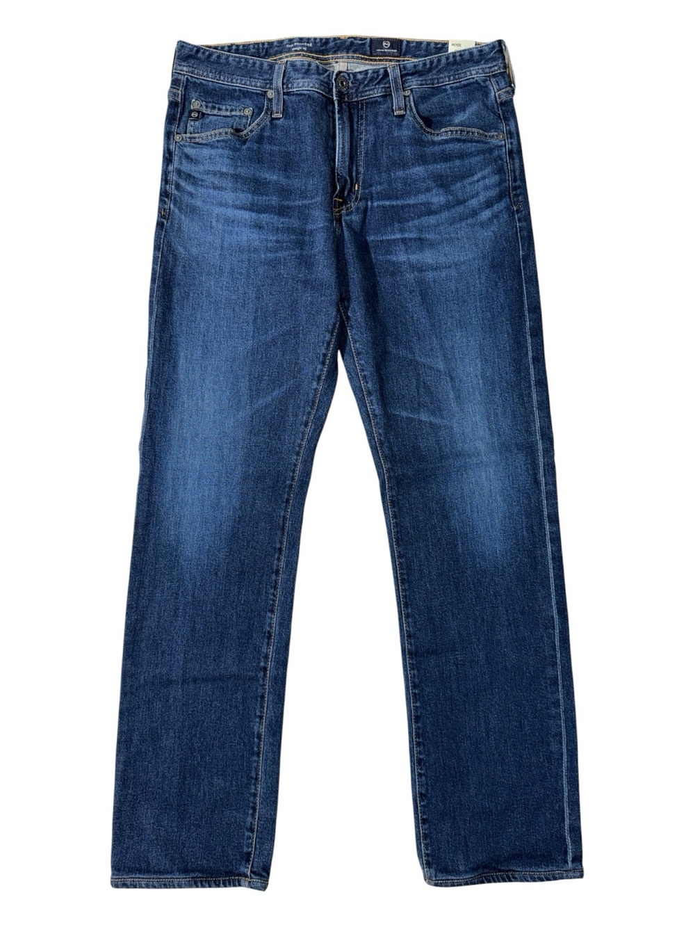 Adriano Goldschmied mens 32x34 protege straight leg denim blue jeans EUC